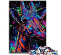 Puzzles pour Adolescents, 1000 pièces, Puzzle Girafe mystérieuse, Jeu éducatif, défi, Jouet, à Offrir en Cadeau à Toute la Famille, 50x75cm