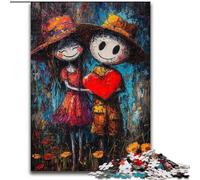 Puzzles pour Adolescents 1000 pièces Puzzle Graffiti Couple, pour 14+ Jeu Stimulant à Offrir à Toute la Famille et Les Amis (Taille 50x75cm)