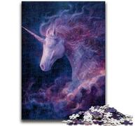 Puzzles pour Adolescents 1000 pièces Puzzle Licorne mystérieuse Difficile à compléter mais Amusant et Humoristique Jeu éducatif pour Anniversaire 26x38cm