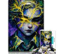 Puzzles pour Adolescents 1000 pièces Puzzle Mystérieux Garçon, Jeux éducatifs Décoration de la Maison Jeu éducatif pour Anniversaire, Noël (75x50cm)