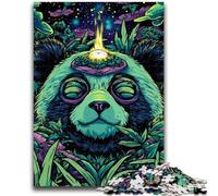 Puzzles pour Adolescents 1000 pièces Puzzles Animaux Panda Art Apprentissage Jouets éducatifs Jeux de Famille Cadeau d'anniversaire, Cadeaux 50x75cm