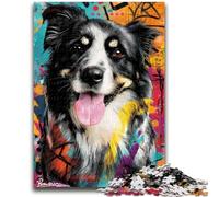 Puzzles pour Adolescents 1000 pièces, Puzzles Berger Australien, Anti-Stress, Vacances à la Maison, Tuer Le Temps, améliorer l'amour Entre Couples (26x38cm)