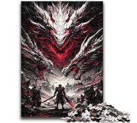 Puzzles pour Adolescents 1000 pièces, Puzzles d'éléphants mystérieux pour Adultes, Jeux d'activités familiales stimulants, Jouets de Bricolage pour décoration Murale de la Maison (75x50cm)