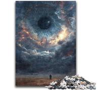 Puzzles pour Adolescents 1000 pièces Puzzles Eye in The Sky Jouets Jeux éducatifs Soulagement du Stress Décoration d'intérieur Unique et Cadeaux 26x38cm