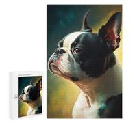 Puzzles pour adolescents 1000 pièces Puzzles Peinture Expression Chien Énigmes pour Adultes Jeu de Réflexion Cadeaux pour Femmes pour Anniversaire, Noël 1000 pièces