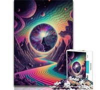 Puzzles pour Adolescents 1000 pièces, Puzzles psychédéliques pour Adolescents, Anti-Stress, Vacances à Domicile, Jouets de décoration pour la Maison (Taille 38x26cm)
