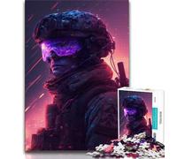 Puzzles pour Adolescents 1000 pièces Puzzles Soldat Adolescent, idéal comme Cadeau pour Toute la Famille Convient aux Enfants de 14 Ans et Plus (Taille 38x26cm)