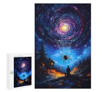 Puzzles pour adolescents 1000 pièces Puzzles Spider and The Galaxy Puzzles pour adultes Jouets anti-stress Défi Difficile Cadeaux d'anniversaire uniques 1000 pièces