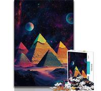 Puzzles pour Adolescents, 1000 pièces, Pyramides égyptiennes, Jouets éducatifs, Jeux familiaux, Cadeaux d'anniversaire Uniques (38x26cm)