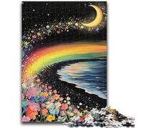 Puzzles pour Adolescents 1000 pièces Rainbow Bridge, Jouets éducatifs et éducatifs, Jeux en Famille, Cadeaux pour Amis et Famille (38x26cm)