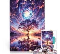 Puzzles pour Adolescents 1000 pièces Réflexions de la Clairière Galactique Jeux Amusants Renforcer l'amour Entre Les Couples 75x50cm