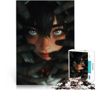 Puzzles pour Adolescents 1000 pièces Regard Intense Compétition de Vitesse Manuelle Activités Amusantes à la Maison, Cadeaux d'anniversaire, Cadeaux de Voyage, 75x50cm