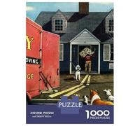 Puzzles pour Adolescents 1000 Pièces Relocation Puzzles pour Adultes, Jouets À Monter Soi-même, Analyse Et Logique, Activités Ludiques À La Maison, 70x50cm/1000pcs