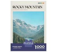 Puzzles pour Adolescents 1000 Pièces Rocky Mountain National Park Puzzle pour Adolescents Analyse Et Logique Difficile Et Stimulant Un pour Les Jeux 38x26cm/1000pcs