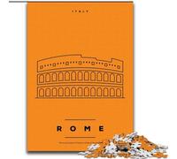 Puzzles pour Adolescents 1000 pièces Rome Italie, Jouets éducatifs et éducatifs pour la Famille, adaptés à la décoration de Bureau 50x75cm