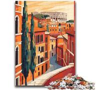 Puzzles pour Adolescents 1000 pièces Rome Italie Minimaliste Difficile à réaliser mais Amusant et Humoristique Cadeau d'anniversaire, Cadeaux, Décoration Murale (Taille 38x26cm)