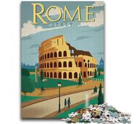 Puzzles pour Adolescents 1000 pièces Rome Un défi à relever, mais Amusant et Humoristique. Cadeau d'anniversaire, Cadeaux, décoration Murale (Taille 38x52cm).