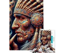 Puzzles pour Adolescents 1000 pièces Sagesse ancestrale dévoilée Jouets addictifs pour cultiver la Patience Jeux Amusants Anti-Stress Cadeaux pour Femmes et Hommes (Taille 38x52cm)