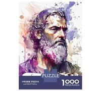 Puzzles pour Adolescents 1000 Pièces Saint James The Greater Puzzles pour Adultes Jeu De Réflexion Décoration Intérieure Interaction Parent-Enfant 38x26cm/1000pcs
