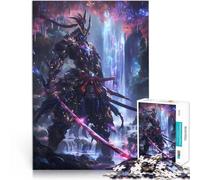 Puzzles pour Adolescents 1000 pièces Samouraï de Cristal Séjour Anti-Stress pour Tuer Le Temps décoration Murale 52x38cm