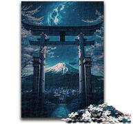 Puzzles pour Adolescents 1000 pièces Sanctuaire sous Les étoiles Jeu éducatif Familial Décoration Murale Cadeaux d'anniversaire et de Noël Uniques 50x75cm