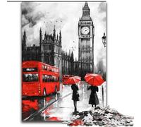 Puzzles pour Adolescents 1000 pièces Scène de Rue de Londres, éducatifs et éducatifs, idéal comme Cadeau pour Toute la Famille (Taille 50x75cm)