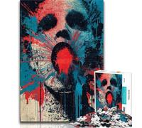 Puzzles pour Adolescents 1000 pièces Sculpture mystérieuse Puzzles pour Adultes Jouet éducatif intellectuel décompressant Cadeau d'anniversaire 38x26cm