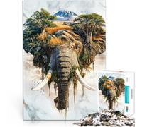 Puzzles pour Adolescents 1000 pièces Sentinelle de la Savane Réduction du Stress intéressante Décoration Parfaite 38x26cm