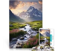 Puzzles pour Adolescents 1000 pièces Sérénade des hauteurs d'été Jeu éducatif Familial Cadeau d'anniversaire, Cadeaux, décoration Murale 52x38cm