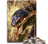 Puzzles pour Adolescents 1000 pièces Serpent Fantastique, Jeu Stimulant, idéal comme Cadeau pour Toute la Famille (50x75cm)
