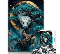 Puzzles pour Adolescents 1000 pièces Serpent Magique, Jeux éducatifs, décoration d'intérieur, Cadeau d'anniversaire, Art Mural (75x50cm)