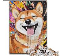 Puzzles pour Adolescents 1000 pièces Shiba Inu, Anti-Stress, défi Difficile, Cadeaux du Père Noël Secret pour Les 14 Ans et Plus (Taille 50x75cm)