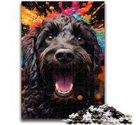 Puzzles pour Adolescents 1000 pièces Singe Skateboard Difficile et Défi avec Affiche correspondante et Feuille de Questions pour Les 14 Ans 38x26cm