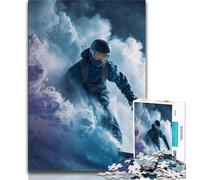 Puzzles pour Adolescents 1000 pièces Ski, Jouets éducatifs et éducatifs pour la Famille, adaptés à la décoration de Bureau (75x50cm)