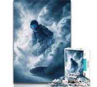 Puzzles pour Adolescents 1000 pièces Ski, Jouets éducatifs et éducatifs pour la Famille, adaptés à la décoration de Bureau (75x50cm)