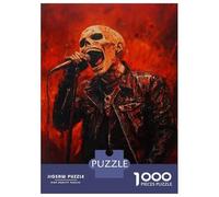 Puzzles pour Adolescents 1000 Pièces Skull Rocker -1 Puzzles pour Adultes Jeu De Réflexion pour Améliorer La Mémoire Activités Amusantes À La Maison 70x50cm/1000pcs
