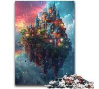 Puzzles pour Adolescents 1000 pièces Sky House Jouet éducatif Anti-Stress Interaction Parent-Enfant pour et 14 Ans 50x75cm