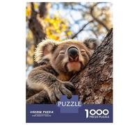 Puzzles Pour Adolescents 1000 Pièces Sleeping Koala in Tree Puzzle Pour Adolescents - Idéal Pour Passer Le Temps À La Maison, Pour Un Anniversaire, Noël, Des Jeux En Famille Et Des Soirées Jeux 38x26c