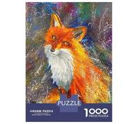 Puzzles pour Adolescents 1000 Pièces Sly Fox Puzzle Adulte Jeux Amusants Décoration Parfaite Activités Ludiques À La Maison 38x26cm/1000pcs