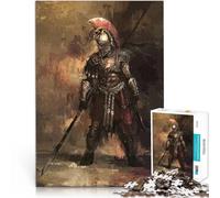 Puzzles pour Adolescents 1000 pièces Soldat Guerrier Spartiate Jouets de Divertissement Familial Œuvre d'art 38x26cm