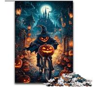 Puzzles pour Adolescents 1000 pièces Sorcière d'halloween, adaptés aux Personnes de 14 Ans et Plus. Difficile à réaliser mais Amusant et Humoristique. Superbe Cadeau 26x38cm.