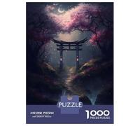Puzzles pour Adolescents 1000 Pièces Spiritual Torii Gate Puzzle Jeu Manuel pour S'amuser en Famille Cadeaux Uniques pour Anniversaire Et Noël 38x26cm/1000pcs