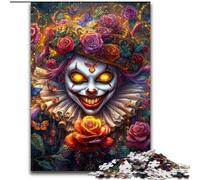Puzzles pour Adolescents 1000 pièces Squelette de Clown, Jeux éducatifs pour la décoration de la Maison, idéal comme Cadeau pour Toute la Famille (Taille 50x75cm)