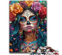 Puzzles pour Adolescents 1000 pièces Squelettes fantastiques Jeu éducatif Familial Décoration Murale Cadeaux d'anniversaire et de Noël Uniques 26x38cm