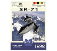Puzzles pour Adolescents 1000 Pièces SR71 Blackbird Air Puzzles pour Adolescents Jeux Relaxants Course De Vitesse Manuelle Est Idéal comme Cadeau 38x26cm/1000pcs