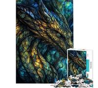 Puzzles pour Adolescents 1000 pièces Stained Majesty Puzzles à Monter soi-même décoration intérieure pour Toute la Famille (Taille 38x26cm)