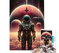 Puzzles pour Adolescents 1000 pièces Starman : Un Voyage Spatial Amusant à la Maison améliore la mémoire Jeux Amusants adaptés aux Personnes de 14 Ans et Plus (50x75cm)