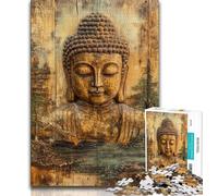 Puzzles pour Adolescents, 1000 pièces, Statues de Bouddha, Anti-Stress, Vacances à la Maison, Passe-Temps, Interaction Parent-Enfant, 75x50cm
