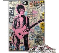 Puzzles pour Adolescents, 1000 pièces, Style Singe Basquiat, Anti-Stress, défi Difficile, Cadeaux du Père Noël Secret, à partir de 14 Ans (Taille 50x75cm)