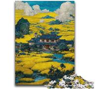 Puzzles pour Adolescents 1000 pièces Style Temple Night Sky, Jeu Stimulant, idéal comme Cadeau pour Toute la Famille (75x50cm)